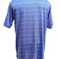 Adidas Golf Polo / Blue and White / Medium