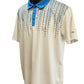 Ben Ross Golf Polo / Blue and White / Large
