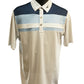 Mizuno Golf Polo / White and Blue / Medium