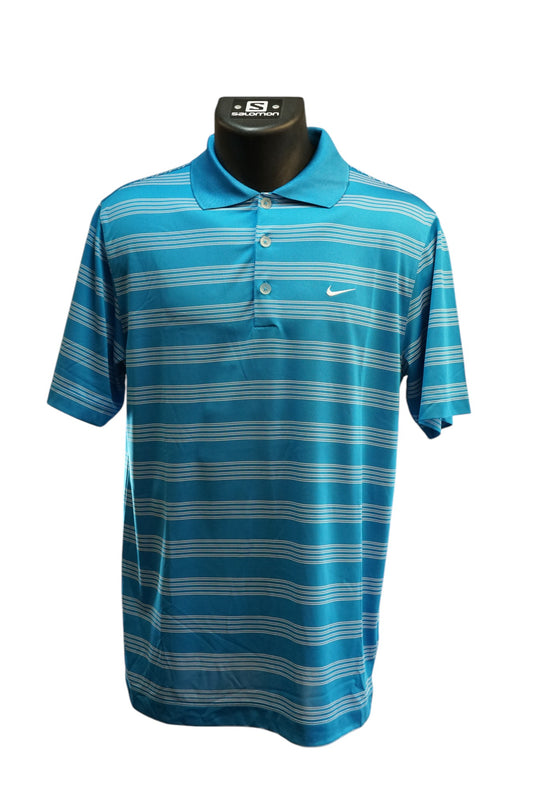 Nike Golf Polo / Blue and White / Small