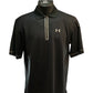Under Armour Zip Golf Polo / Black / Small Medium