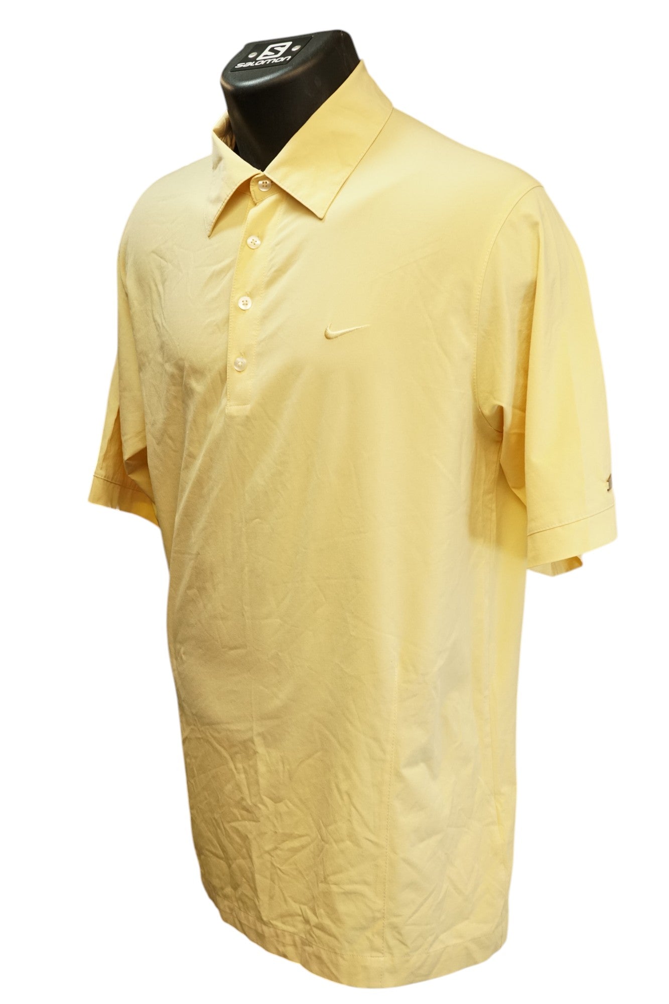 Nike Tiger Woods Collection Golf Polo / Yellow / Small