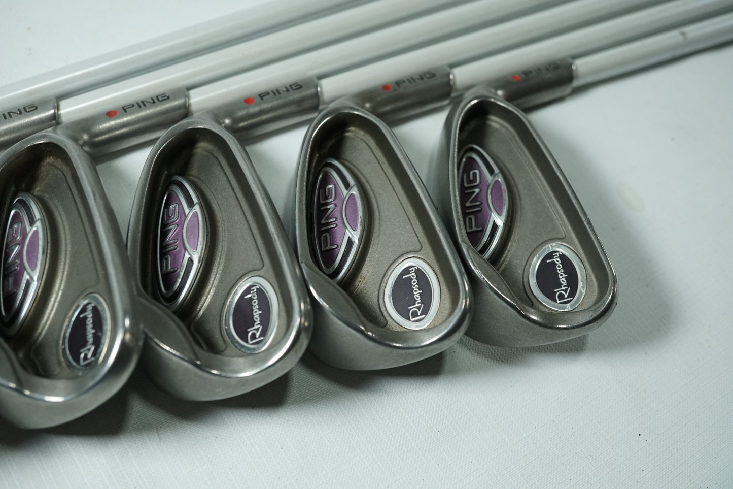 Ping Rhapsody Irons / Red Dot / 6-SW / Ladies Flex Graphite Shafts