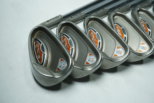 Ping G10 Irons / Black Dot / 5-PW / Regular Flex Steel Shafts