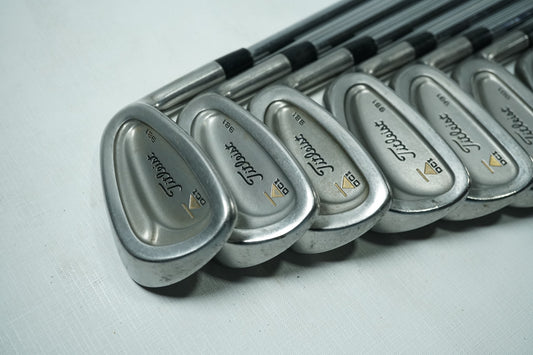 Titleist DCI 981 Irons / 3-PW / Regular Flex Steel Shafs