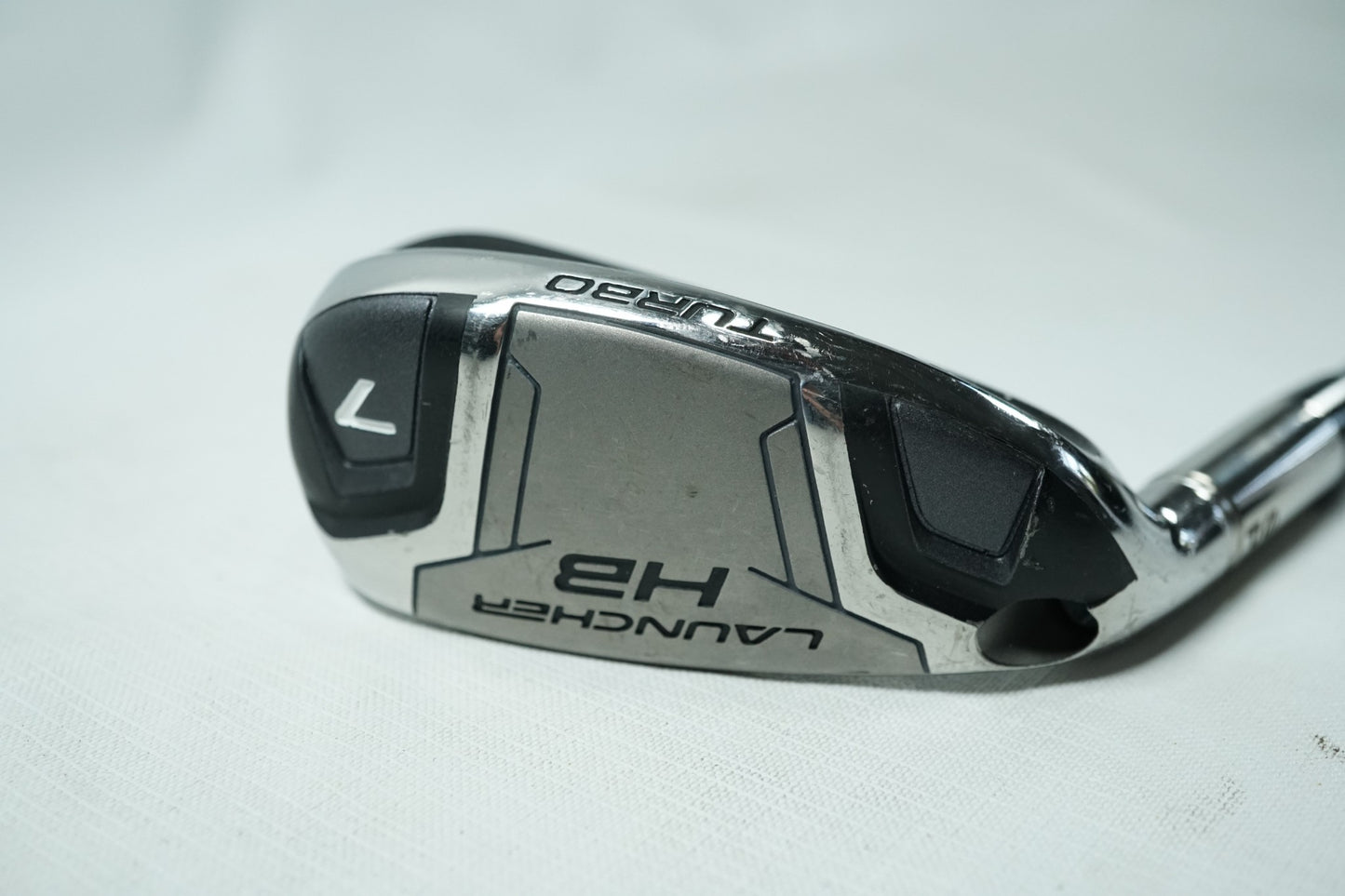 Cleveland HB Turbo 7 Hybrid Iron / Stiff Flex Steel Shaft / Left Handed / Ex Dem