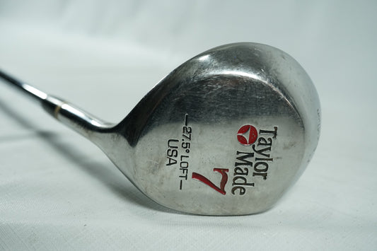 Taylormade Pittsburgh Persimmon 7 Wood 27.5° / Regular Flex Steel / New Grip
