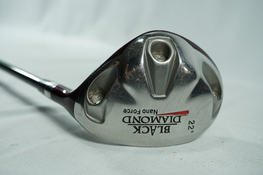 Black Diamond Nano Force 4 Hybrid 22° / Regular Flex Graphite Shaft / New Grip