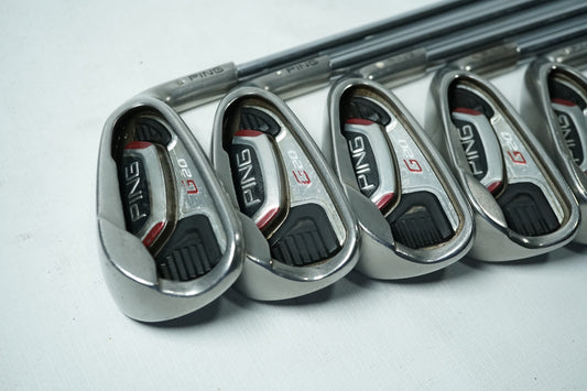 Ping G20 Irons / White Dot / 5-PW / Regular Flex Steel Shafts