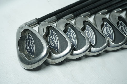 Callaway Steelhead X16 Pro Irons / 3-PW / Stiff Flex Graphite Shafts