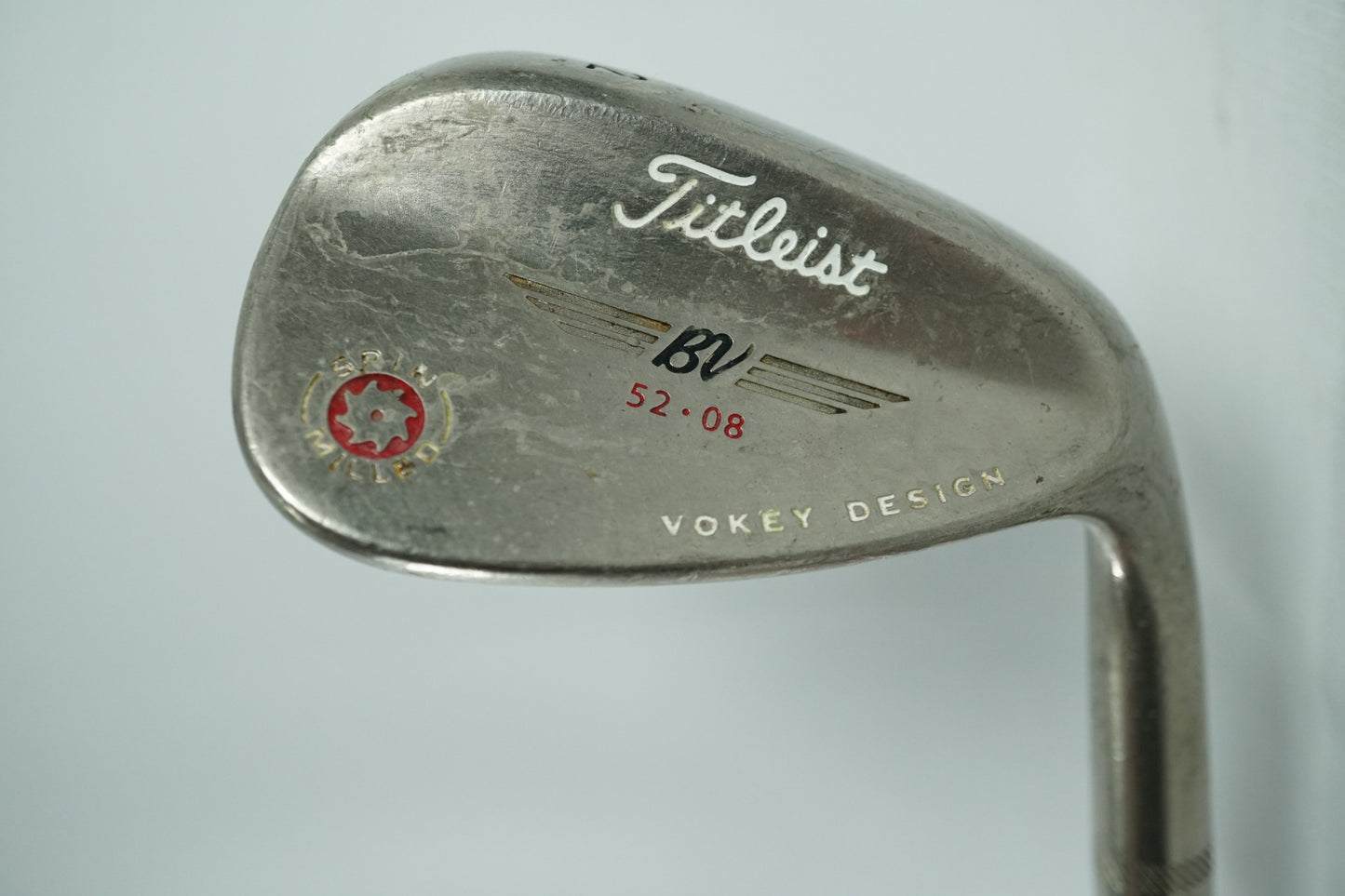 Titleist Vokey Spin Milled 52° Gap Wedge / Wedge Flex Steel Shaft / New Grip