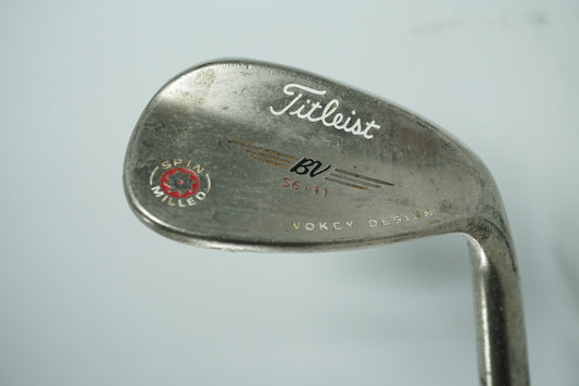 Titleist Vokey Spin Milled 56° Sand Wedge / Wedge Flex Steel Shaft / New Grip
