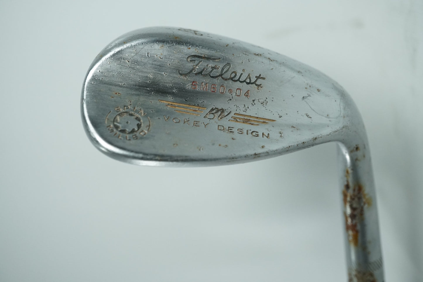 Titleist Vokey Spin Milled 60° Lob Wedge / Wedge Flex Steel Shaft / New Grip