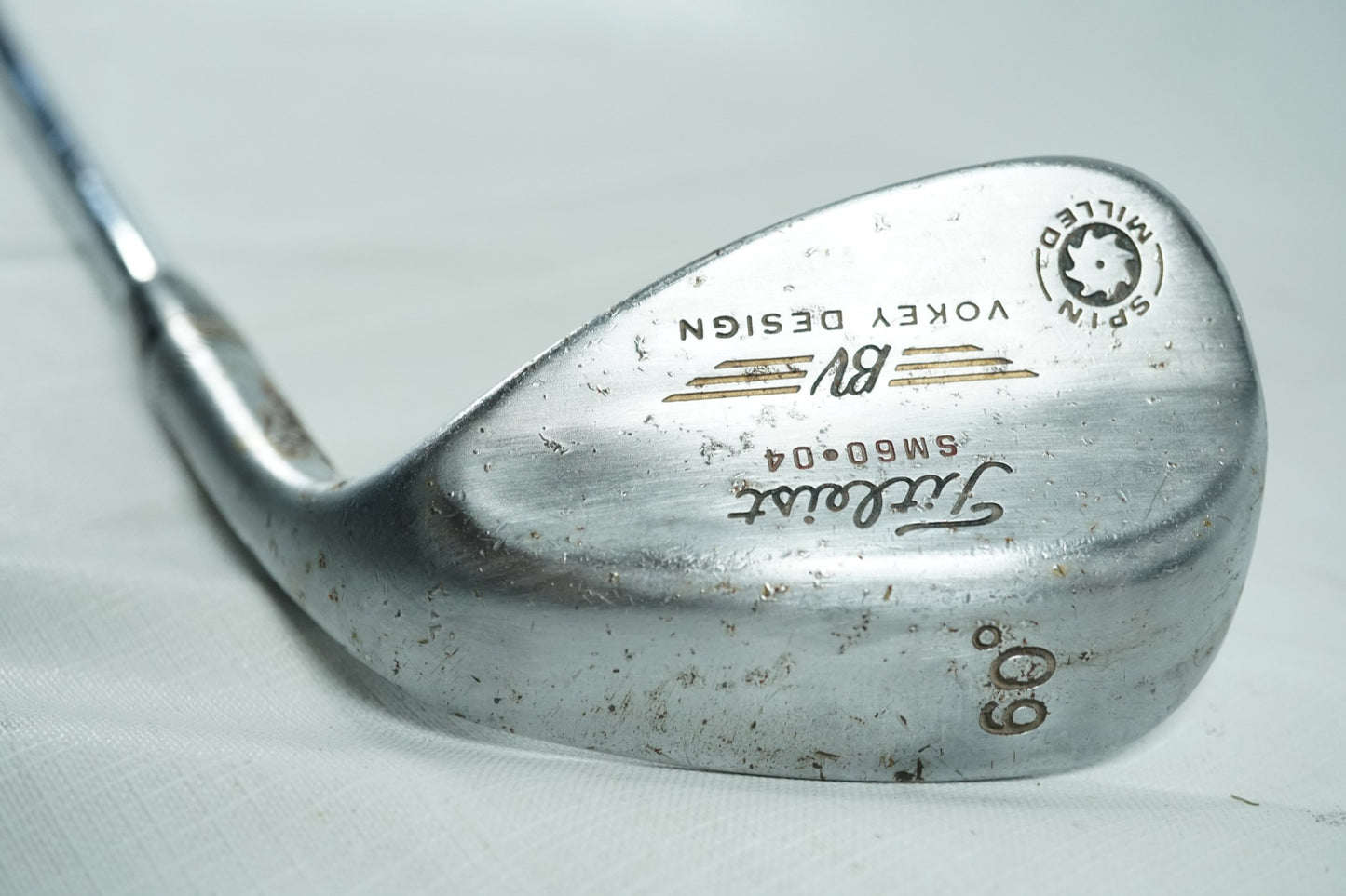 Titleist Vokey Spin Milled 60° Lob Wedge / Wedge Flex Steel Shaft / New Grip