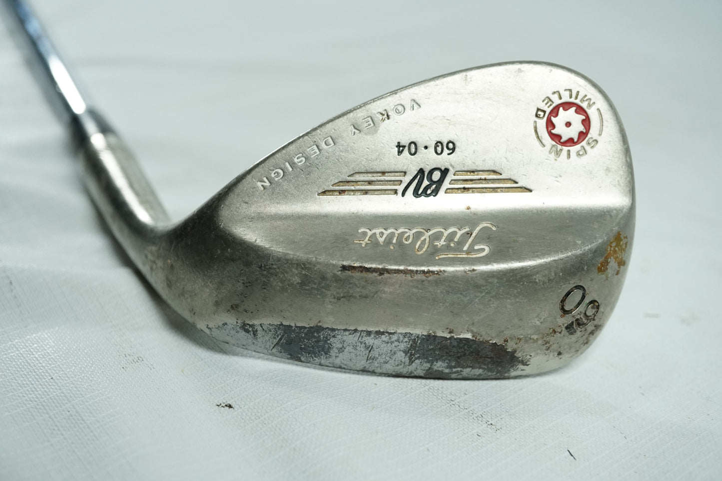 Titleist Vokey Spin Milled 60° Lob Wedge / Wedge Flex Steel Shaft / New Grip / 1