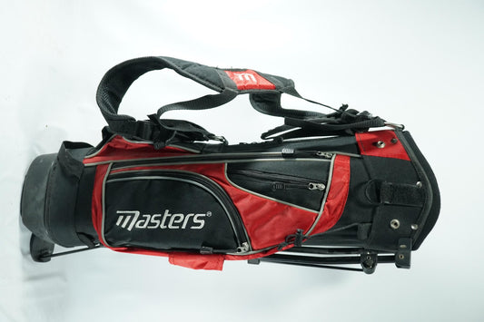 Masters Junior Stand Bag / Black and Red / 28"