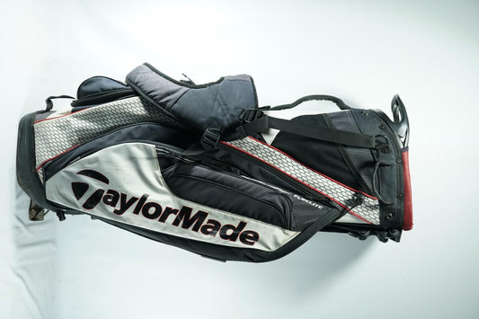 Taylormade Purelite Stand Bag / White and Black / With Rainhood