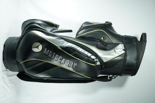 Motocaddy Cart Bag / Black and Silver / With Rainhood