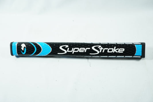 Super Stroke Flatso 1.0 Putter Grip / Black and Blue / New
