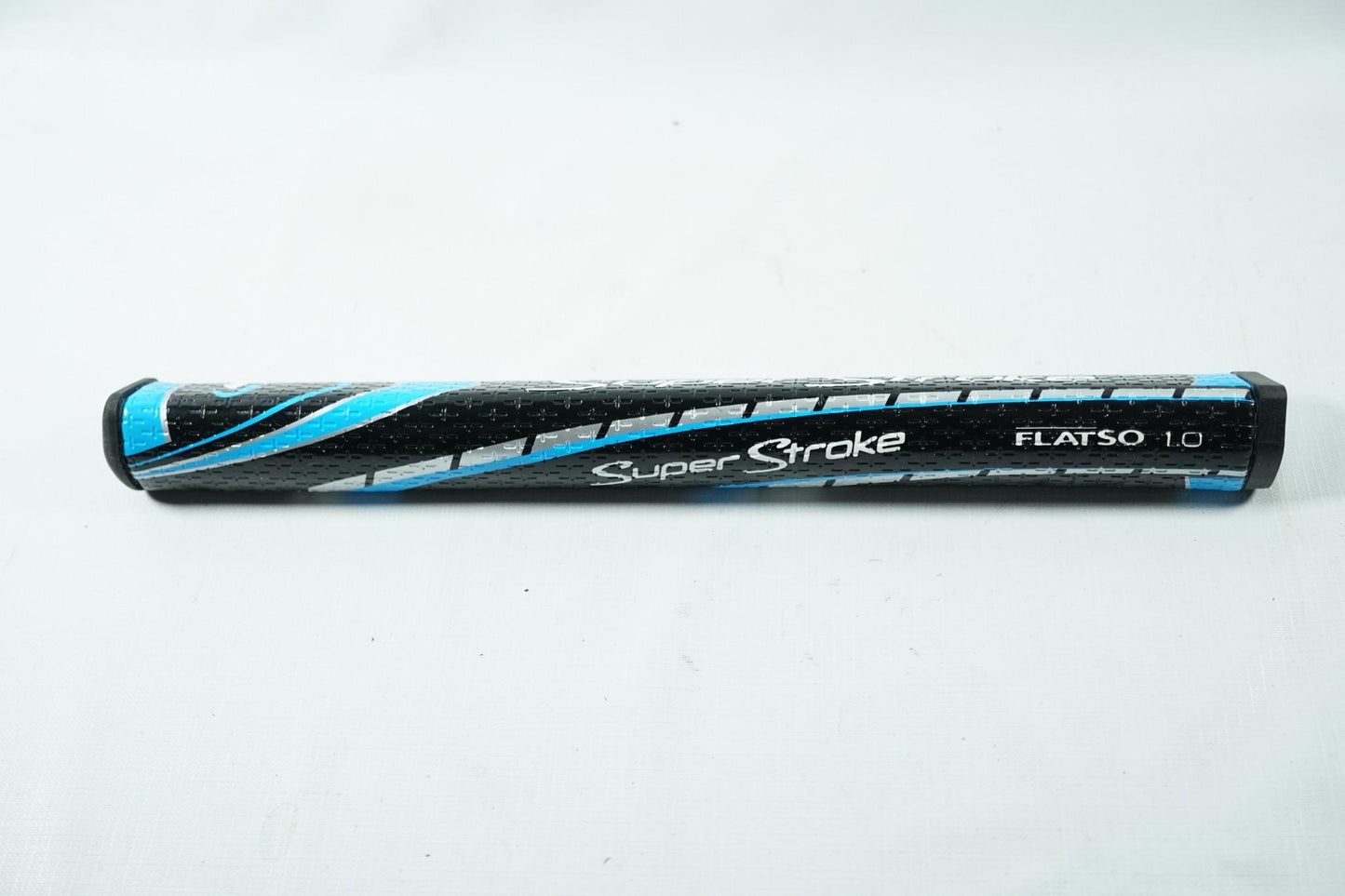 Super Stroke Flatso 1.0 Putter Grip / Black and Blue / New