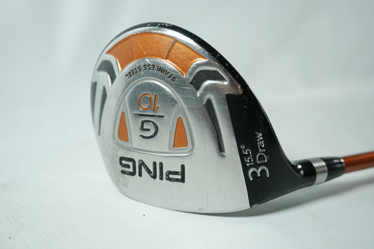 Ping G10 Draw 3 Wood 15.5° / Regular Flex Graphite Shaft / Left Handed