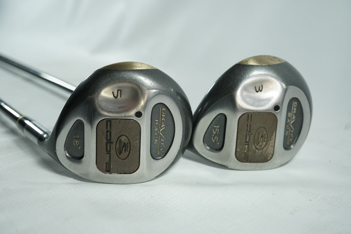 Cobra Gravity Back 3 and 5 Woods / Regular Flex Graphite Shafts