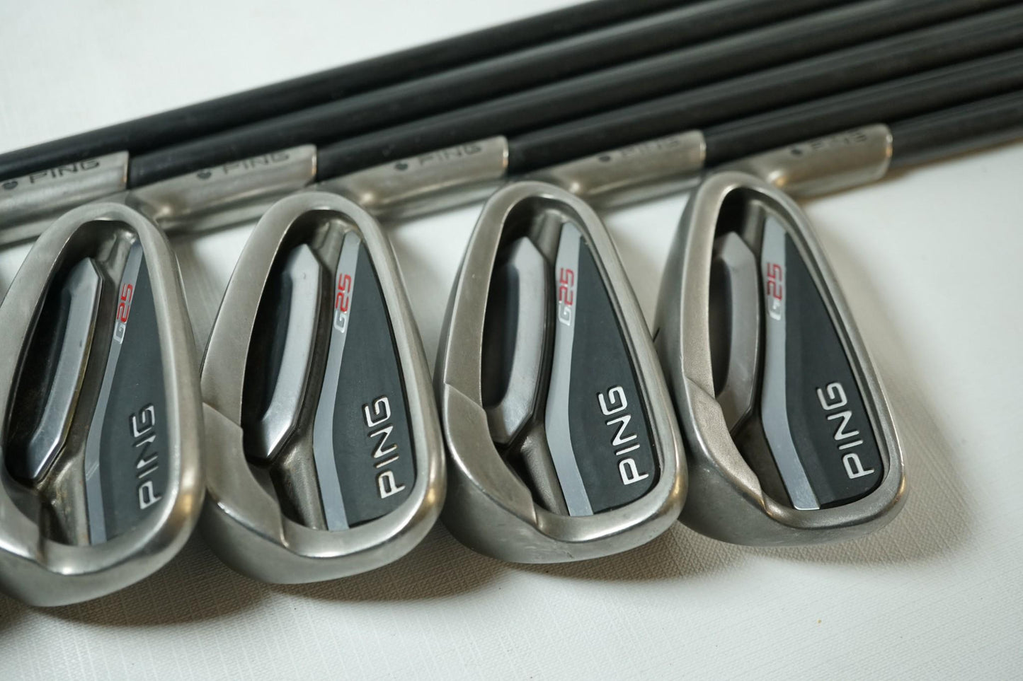 Ping G25 Irons / 5-PW / Black Dot / Senior Flex Graphite Shafts
