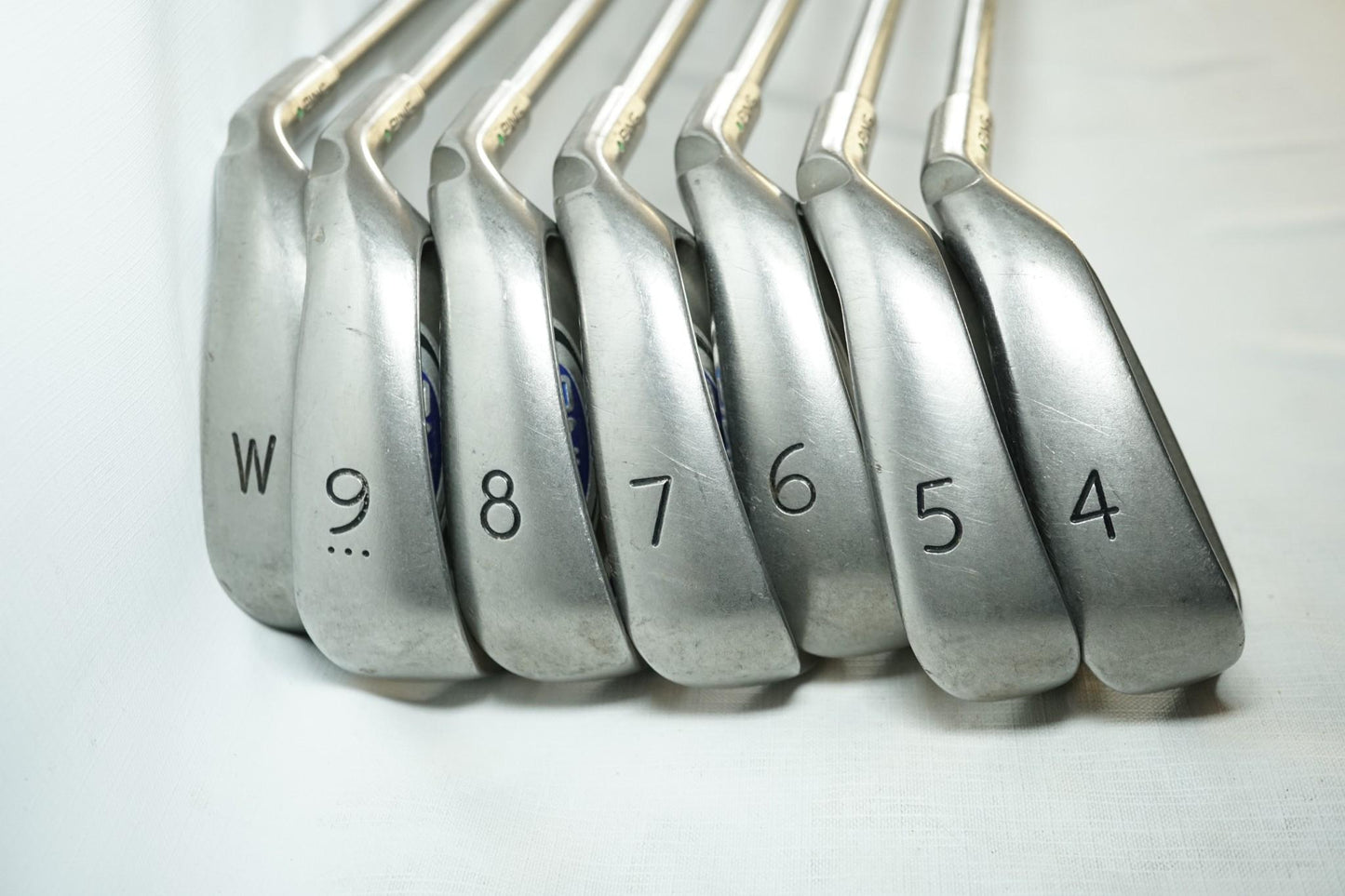 Ping G5 Irons / Green Dot / 4-PW / Soft Regular Flex Graphite Shafts