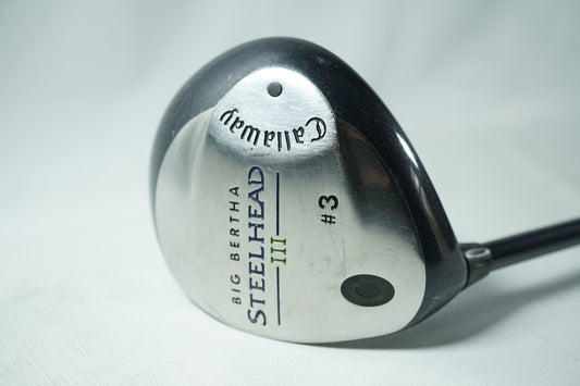 Callaway Big Bertha Steelhead 3 3 Wood / Regular Flex Graphite Shaft / Left Hand
