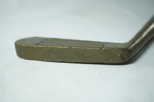 A.G. Spalding & Bros Vintage Putter / Hickory Shaft / No Grip / 34"
