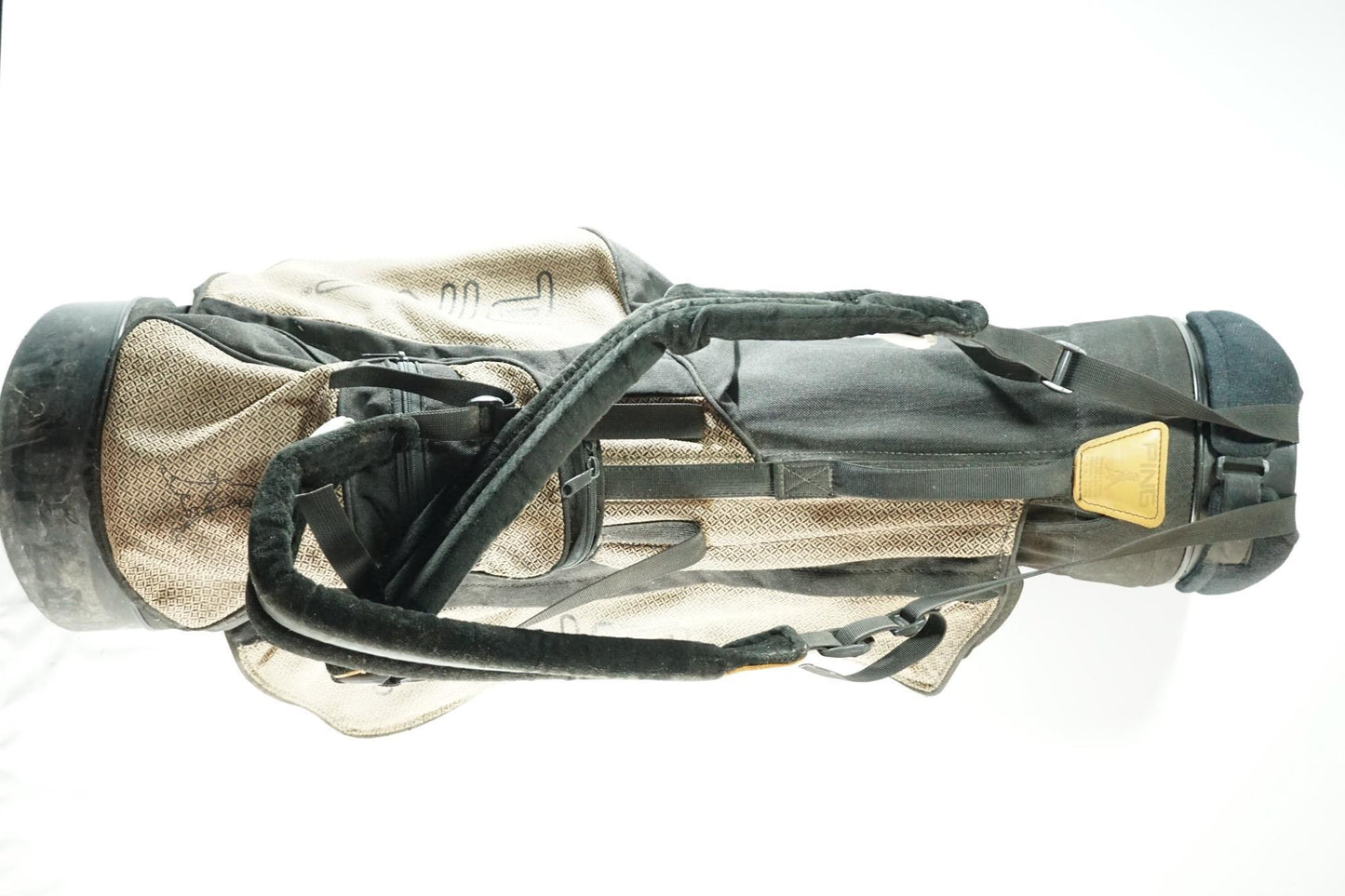 Ping Vintage Hoofer Stand Bag / Black and Bronze