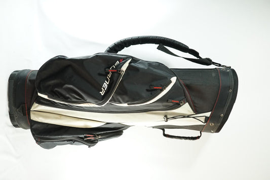 Taylormade Burner Cart Bag / Black and White / With Rainhood