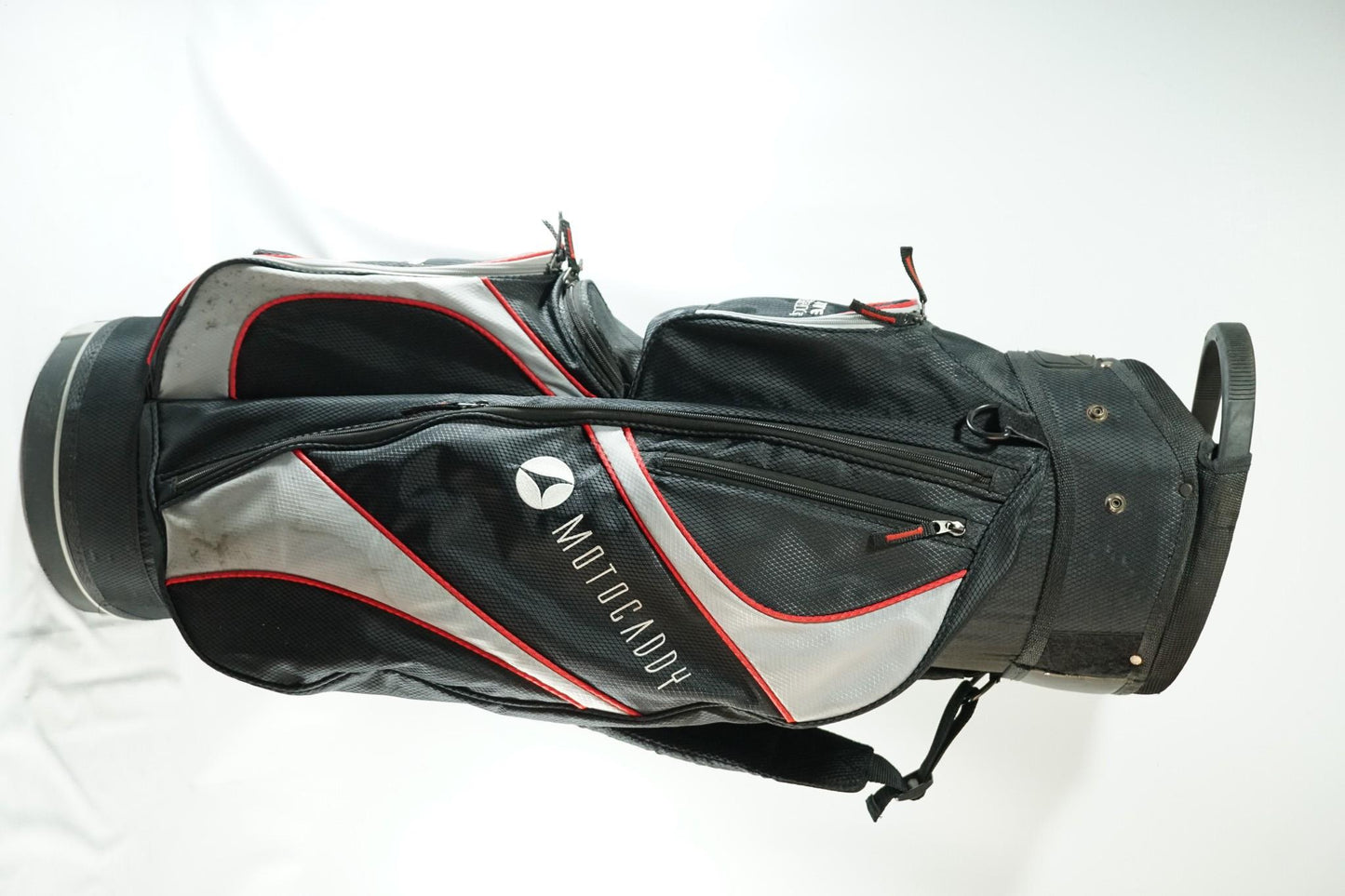 Motocaddy Lite Series Cart Bag / Black and Red / With Rainhood