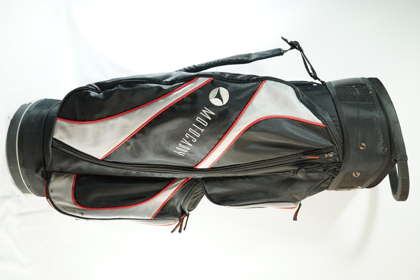 Motocaddy Lite Series Cart Bag / Black and Red / With Rainhood