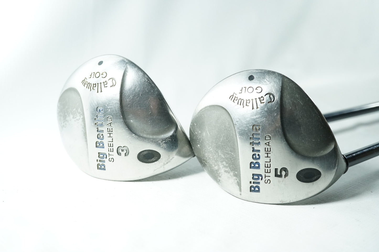 Callaway Big Bertha Steelhead 3 and 5 Woods / Regular Graphite / Left Handed