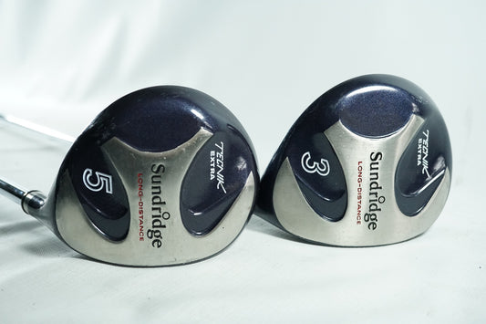 Sundridge Technik Extra 3 and 5 Woods / Steel Shafts
