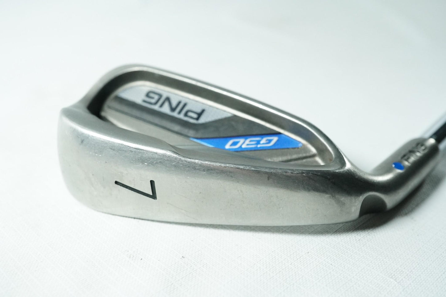 Ping G30 7 Iron / Blue Dot / Regular Flex Steel Shaft / Left Handed