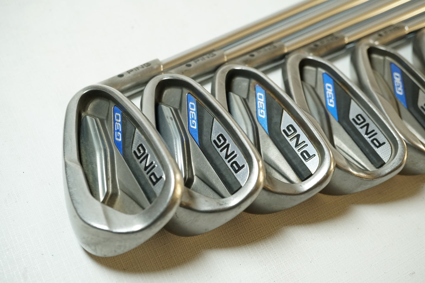 Ping G30 Irons / 4-PW / Black Dot / Regular Flex Steel Shafts