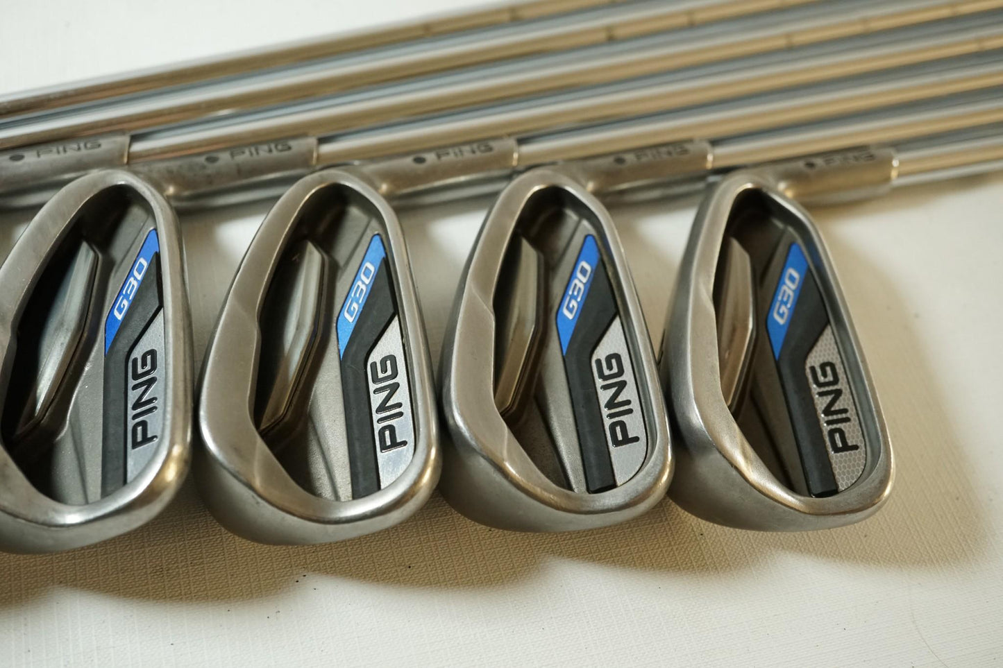 Ping G30 Irons / 4-PW / Black Dot / Regular Flex Steel Shafts