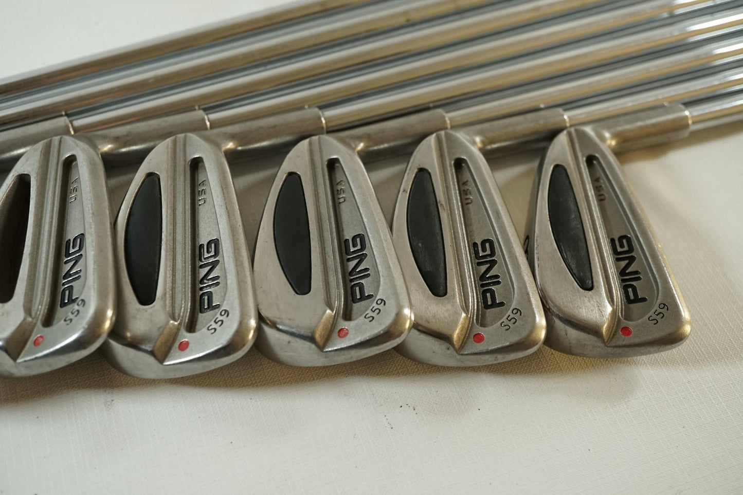 Ping S59 Irons / 3-PW / Red Dot / Steel Shafts