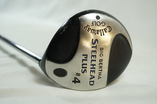 Callaway Big Bertha Steelhead Plus 4 Wood / Uniflex Steel Shaft / New Grip