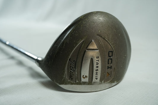 Titleist DCI Starship 5 Wood / Stiff Flex Steel Shaft / New Grip