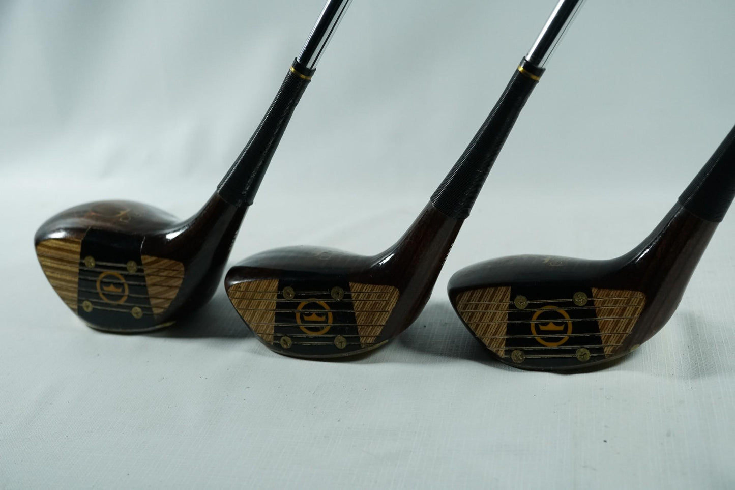 PGA 1, 3 and 4 Woods / Steel Shafts / New Grips