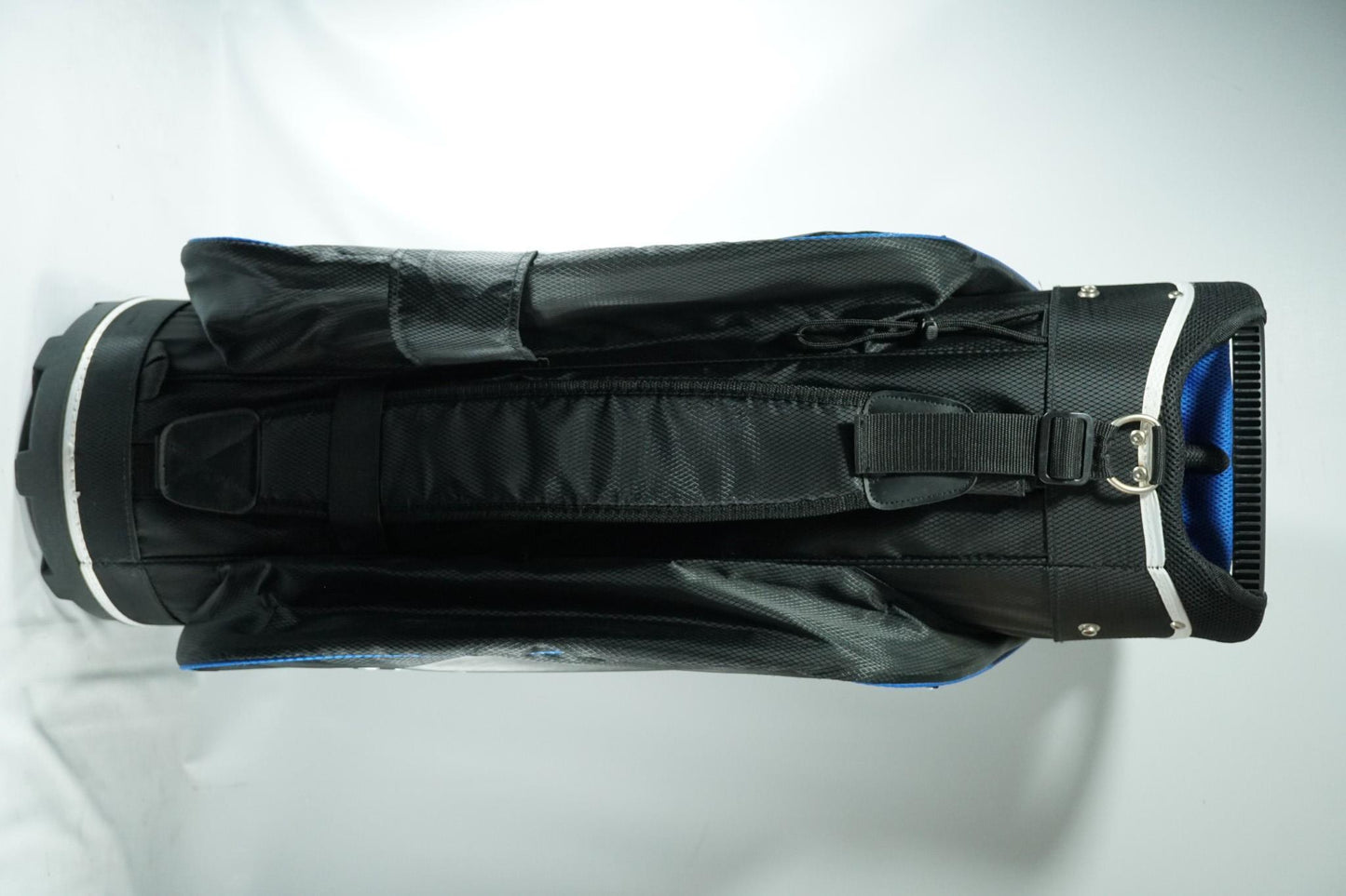 Lynx Golf Cart Bag / Black, White and Blue / With Rainhood