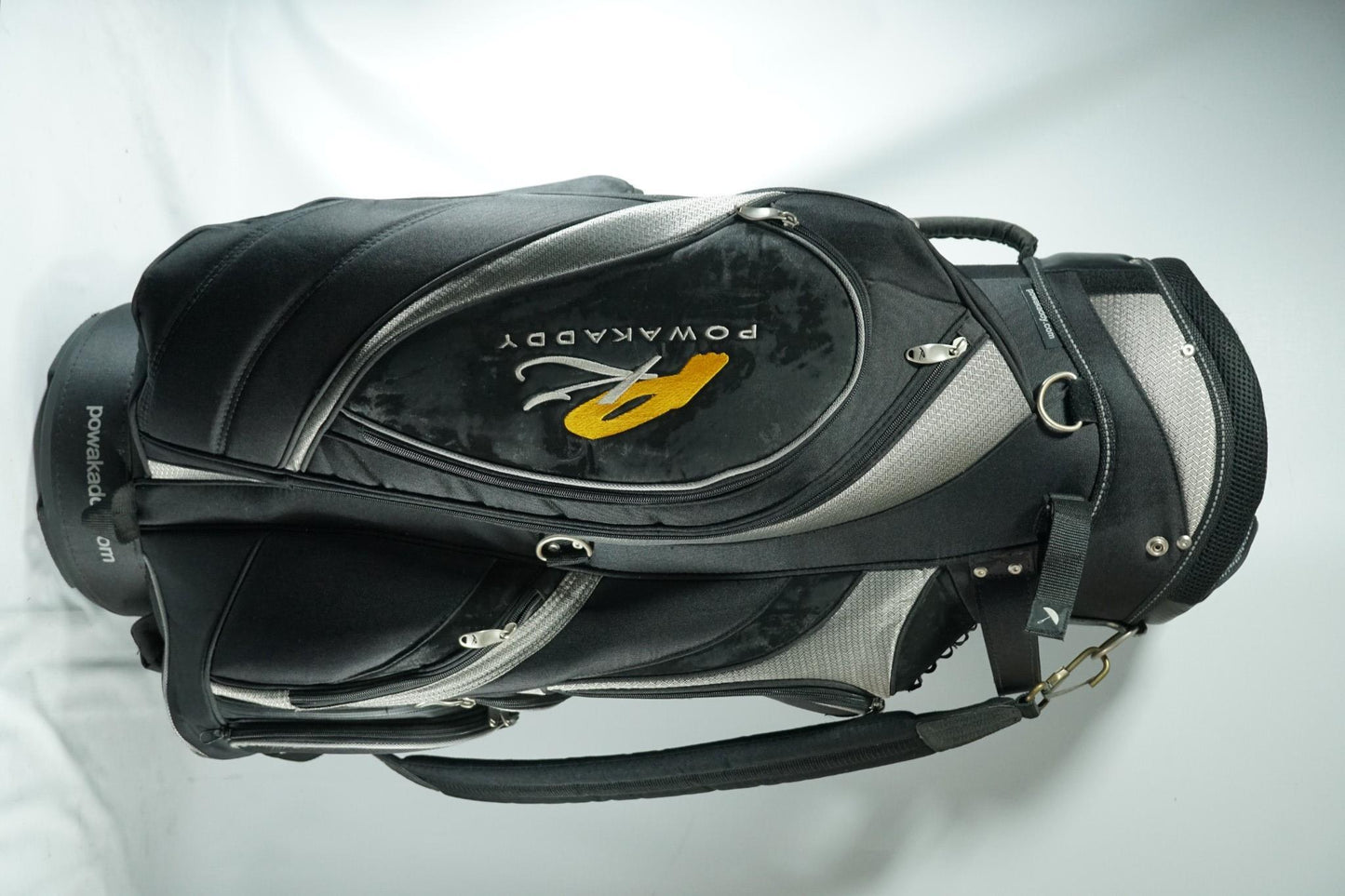 Powakaddy Cart Bag / Black and Grey / With Rainhood