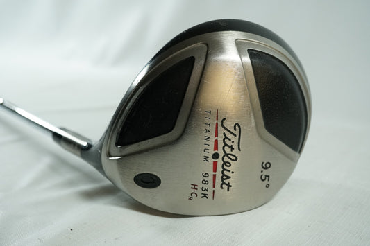 Titleist 983K HCR Driver 9.5° / Stiff Flex Steel Shaft / New Grip