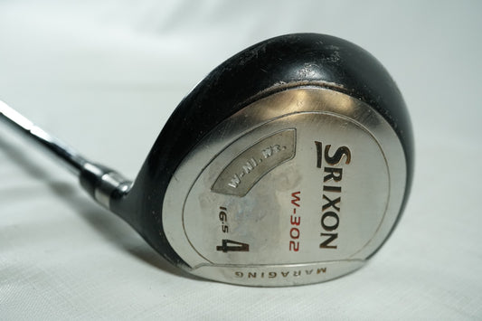 Srixon W-302 4 Wood 16.5° / Stiff Flex Steel Shaft / New Grip