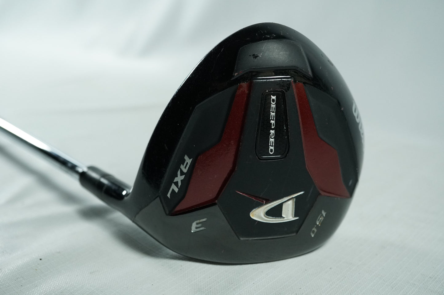 Wilson Deep Red RXL 3 Wood 15° / Stiff Flex Steel Shaft / New Grip