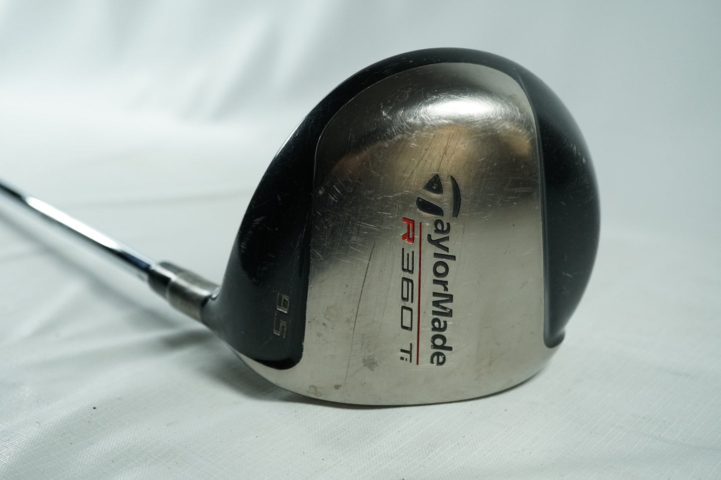 Taylormade R360Ti Driver 9.5° / Stiff Flex Steel Shaft / New Grip