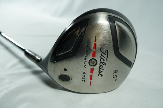 Titleist 905T Driver 9.5° / Stiff Flex Steel Shaft / New Grip